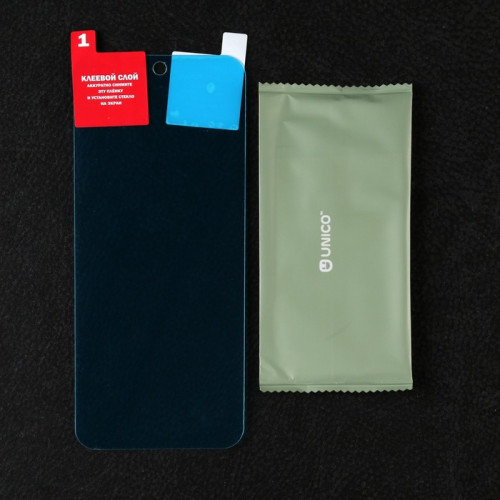 Защитное стекло Krutoff, для Tecno Camon 18, гибридное, полный клей Krutoff