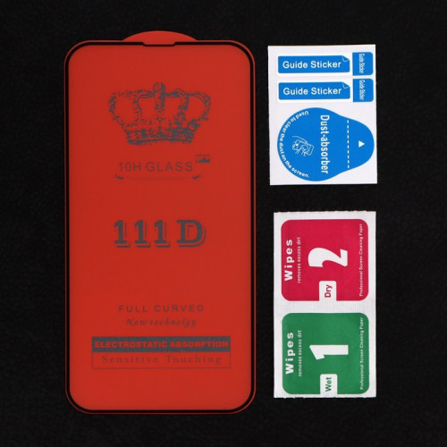 Защитное стекло 2.5D TFN для iPhone 13 Pro Max, полный клей, чёрное TFN