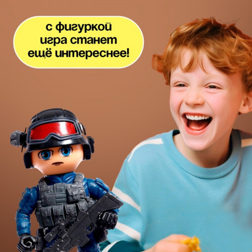 Фигурка - игрушка для мальчика «Полицейский», МИКС (производитель не указан)