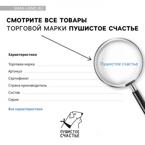 Шампунь для собак и кошек с ароматом фруктов в карамели, 250 мл Пушистое счастье