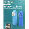 Набор щётка - напальчник и массажер для десен, микс цветов Пижон