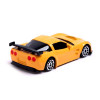 Машина металлическая CHEVROLET CORVETTE C6-R, 1:64, цвет жёлтый Автоград