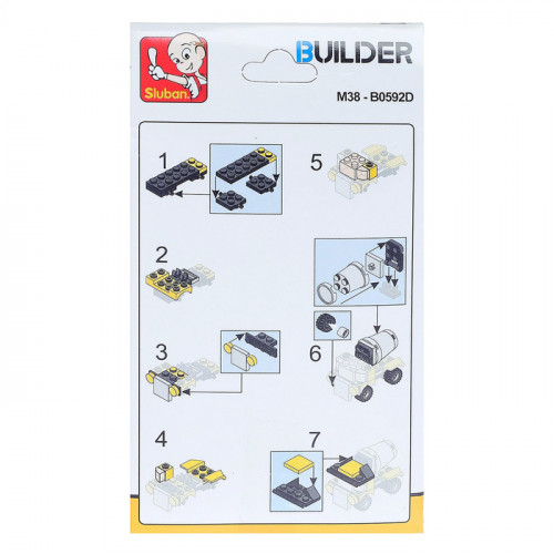 Конструктор «Строительная техника», 4 вида, МИКС Sluban