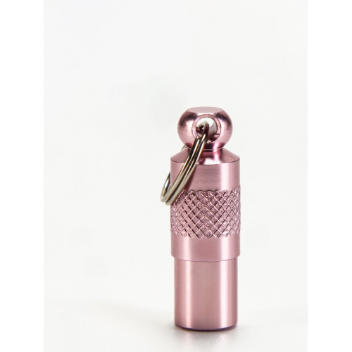 Адресник-капсула под записку, 0.9×2.75 см, розовый Пижон