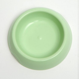 Миска для кошек и собак 14.5×3 см, 0.2 л, светло-зеленый