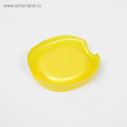 Миска №1 «Нулевка» 200 мл, 13.5×12.5×3 см, желтый перламутр