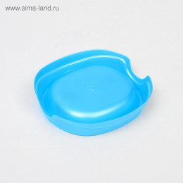 Миска №1 «Нулевка» 200 мл, 13.5×12.5×3 см, голубой перламутр
