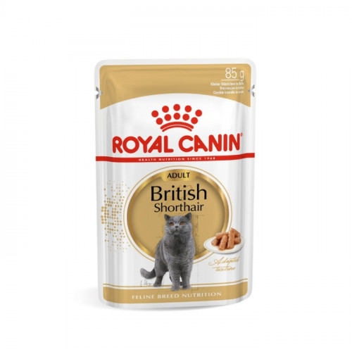 Влажный корм RC для британских кошек, соус, пауч, 85 г Royal Canin