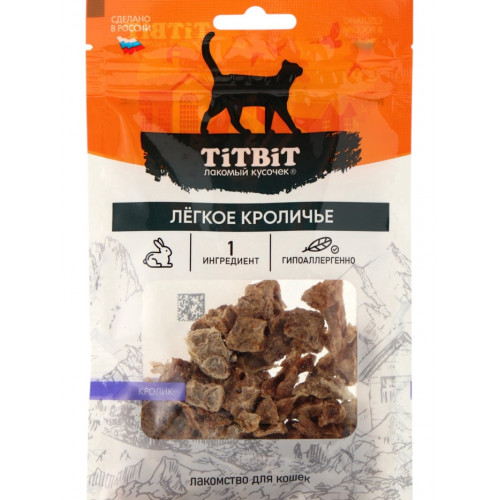 Легкое кроличье TitBit для кошек, 10 г TiTBiT