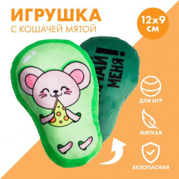 Игрушка для кошек с мятой «‎Мышка»‎, 12 х 9 см