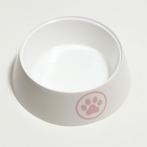 Миска для кошек «Лекси» 0.3 л, 14.5×14.5×4 см, белая ZOO PLAST