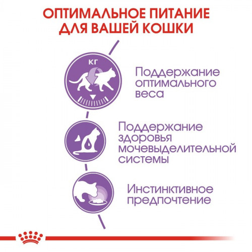 Влажный корм RC Sterilised для стерилизованных кошек, в соусе, пауч, 85 г Royal Canin