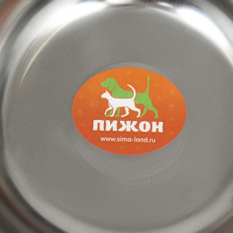 Миска металлическая эконом, 0.4 л, 15×4.5 см