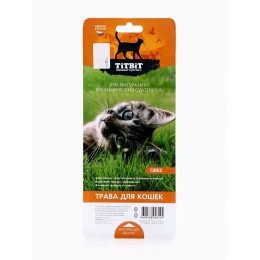 Трава Titbit для кошек, овес, 40 г