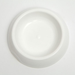Миска для кошек и собак 14.5×3 см, 0.2 л, белая