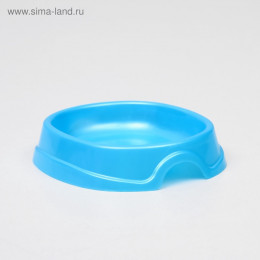 Миска №1 «Нулевка» 200 мл, 13.5×12.5×3 см, голубой перламутр