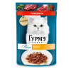 Влажный корм GOURMET PERLE для кошек, говядина, соус, 75 г GOURMET