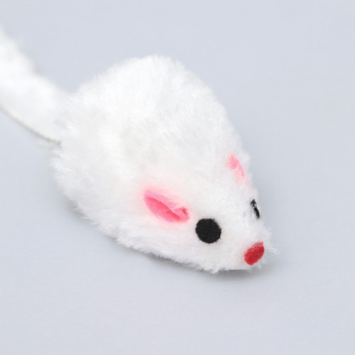 Игрушка для кошек «Малая мышь» 6 см, с кошачьей мятой внутри Пижон