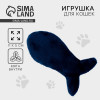 Игрушка для кошки «Рыбка» с кошачьей мятой, синяя Pet Lab