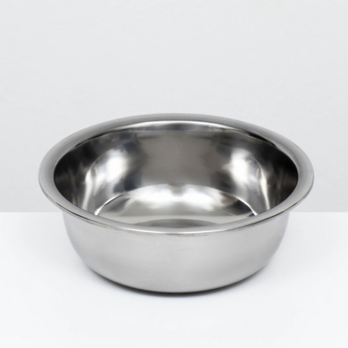 Миска металлическая эконом, 0.5 л, 17×5 см Пижон