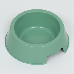 Миска пластиковая 17×17×5 см, 400 мл, оливковая