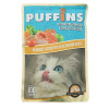 Влажный корм Puffins для кошек, сочные кусочки рыбное ассорти в соусе, 100 г Puffins
