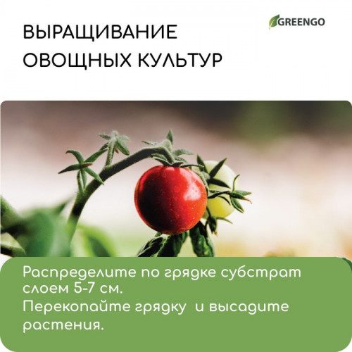 Субстрат Greengo кокосовый, универсальный, натуральный грунт для террариумов и растений, в брикете, 4 л при разбухании Greengo