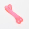 Игрушка жевательная «Косточка классическая», прозрачная, PVC, 12.3 см, красная Пижон