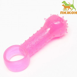 Игрушка-дразнилка «Поймай меня!», прозрачная, PP, 9.5 см, персиковая