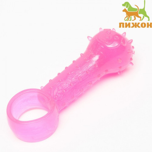 Игрушка-дразнилка «Поймай меня!», прозрачная, PP, 9.5 см, персиковая Пижон