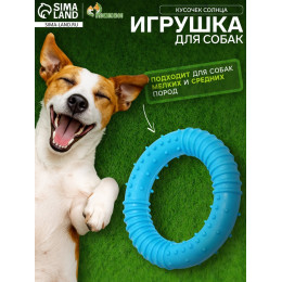 Игрушка жевательная «Кусочек солнца», TPR, 8 см, голубая
