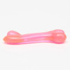 Игрушка жевательная «Косточка классическая», прозрачная, PVC, 12.3 см, красная Пижон
