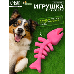 Игрушка жевательная «Планктон», TPR, 12.5 см, розовая