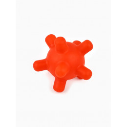 Игрушка пищащая «Мячик шипы» 5 см, красная