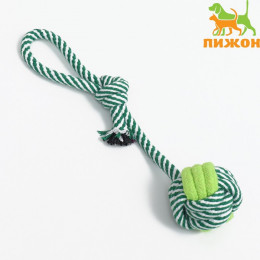 Игрушка канатная «Мяч на веревке», 33 г, до 25 см, микс цветов