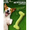 Игрушка жевательная «Любимое лакомство», TPR, 11×4 см, салатовая Пижон