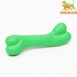 Игрушка жевательная «Косточка классическая», TPR, 12.3 см, зелёная